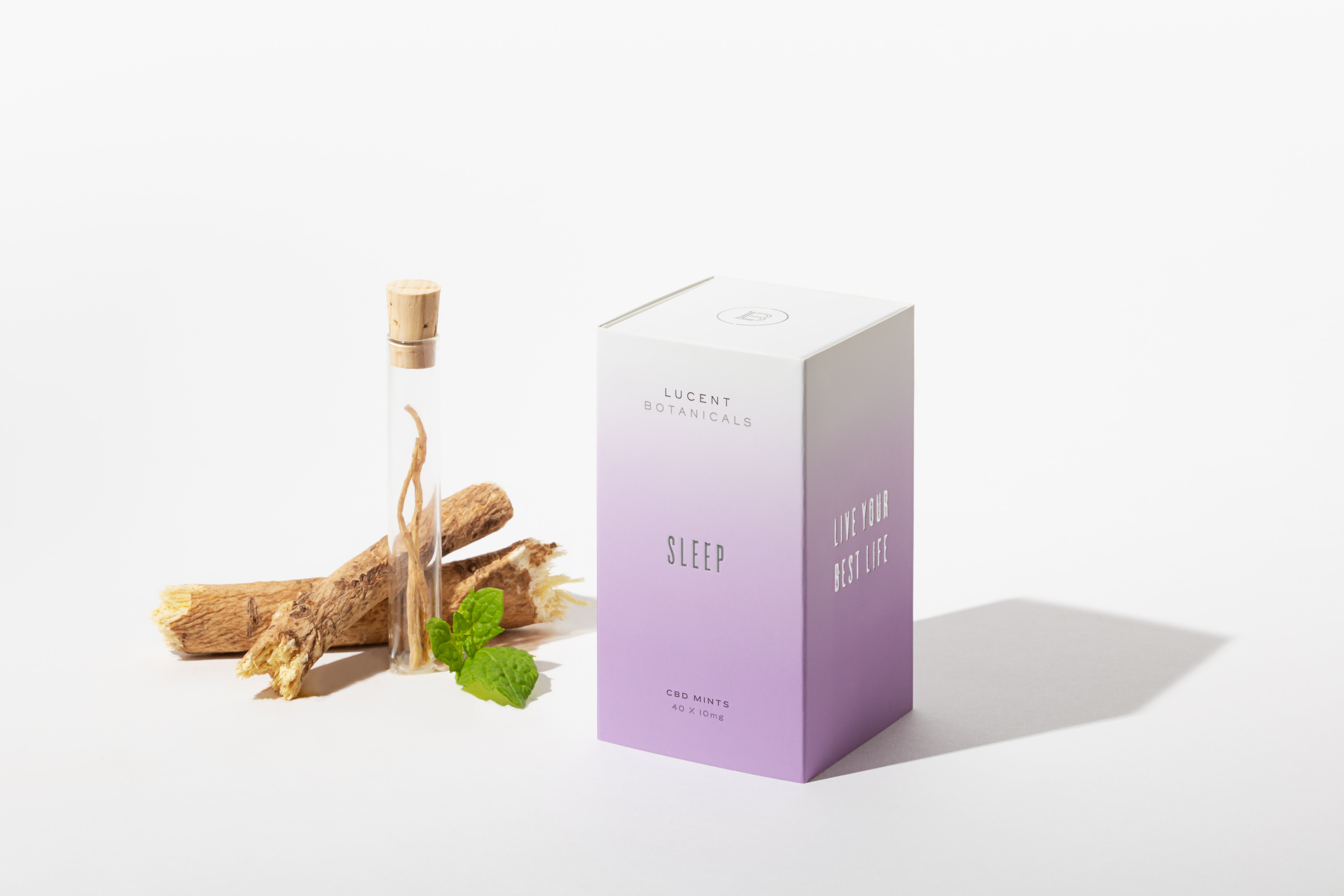 Sleep CBD Mints Lucent Botanicals