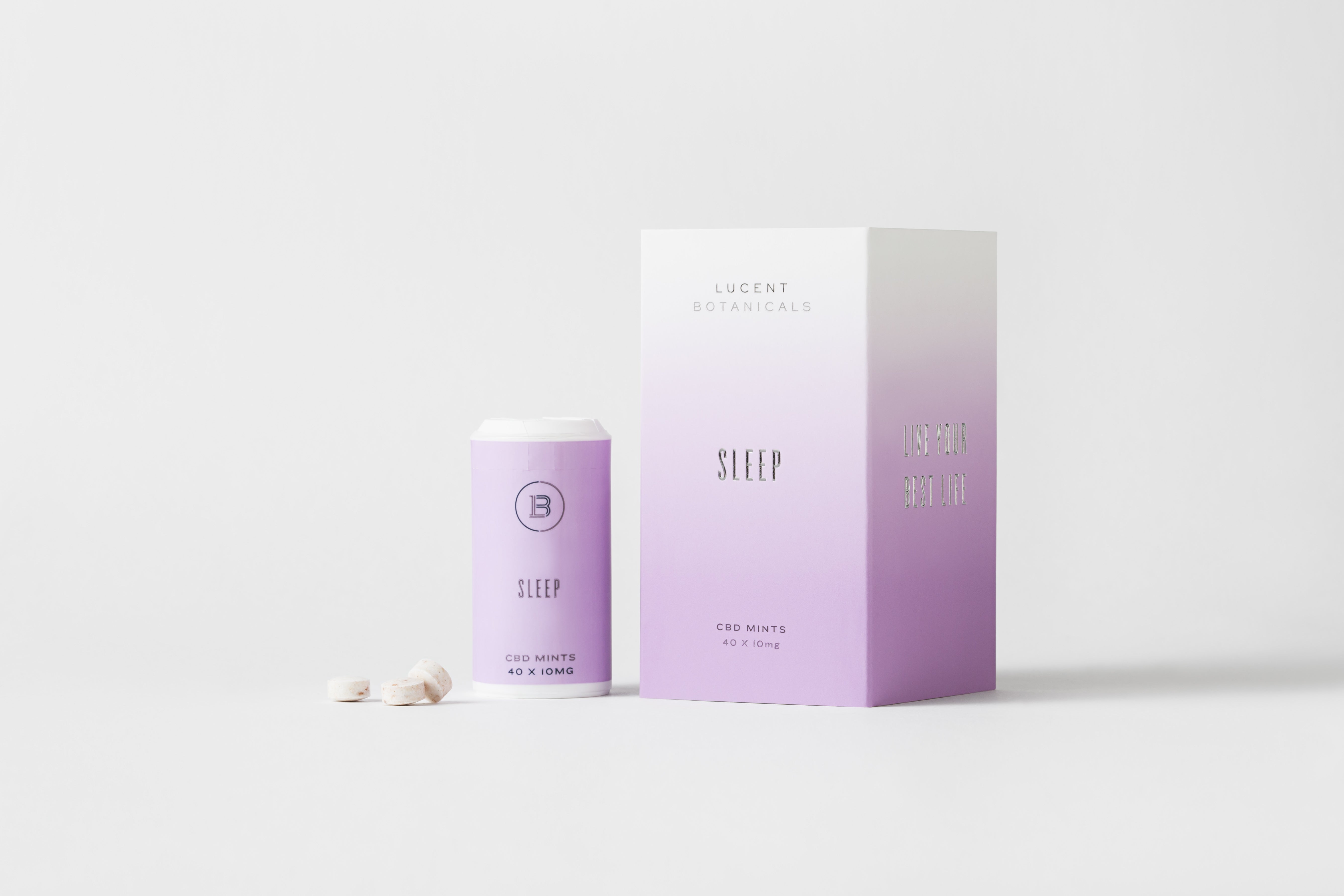 Sleep CBD Mints Lucent Botanicals